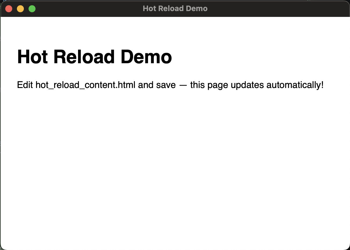 Reload